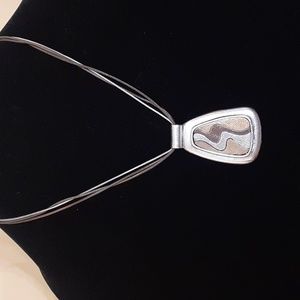 Chico's pendant tricolor necklace